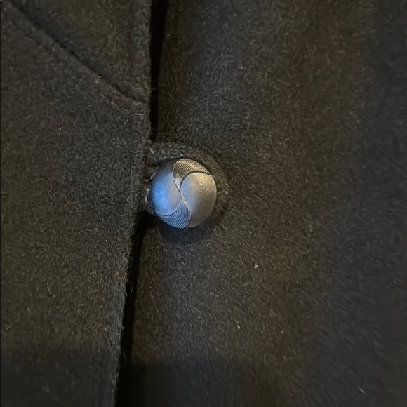 Gallery Black Trench Coat Classic Style large - Picture 3 of 6